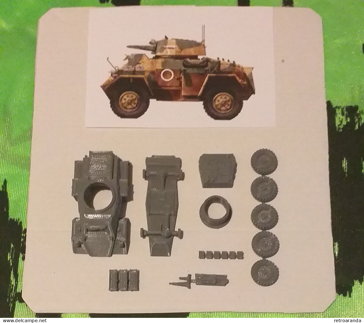 Kit Maqueta Para Montar Y Pintar - Vehículo Militar . Coche Blindado GM Canada Fox - 1/72. - Militär