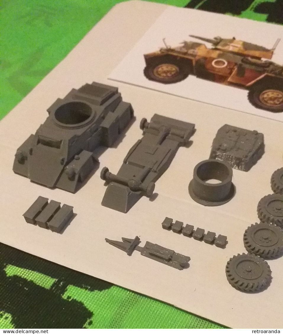 Kit Maqueta Para Montar Y Pintar - Vehículo Militar . Coche Blindado GM Canada Fox - 1/72. - Vehículos Militares