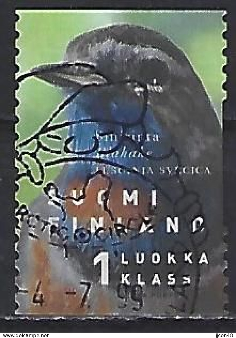 Finland 1999  Birds; Redstar Bluethroat (o) Mi.1462 - Usados