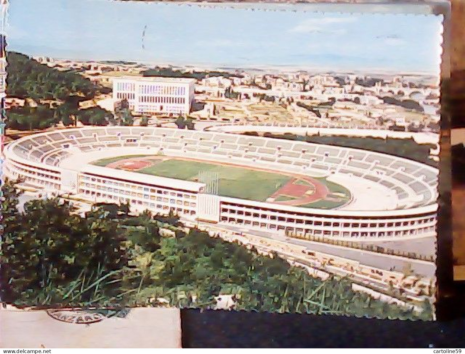 7 CARD ROMA STADIO  STADE  PALAZZETTO SPORT    VBN1958<  JT6573 - Stadien & Sportanlagen