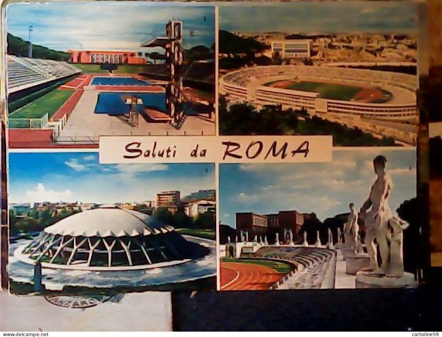 7 CARD ROMA STADIO  STADE  PALAZZETTO SPORT    VBN1958<  JT6573