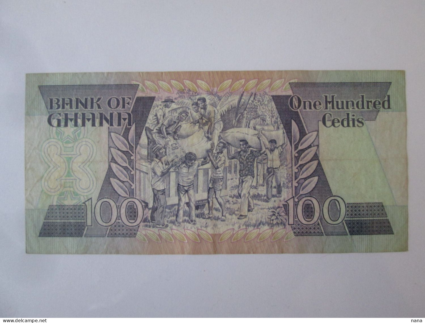 Rare Year! Ghana 100 Cedis 1984 Banknote See Pictures - Ghana