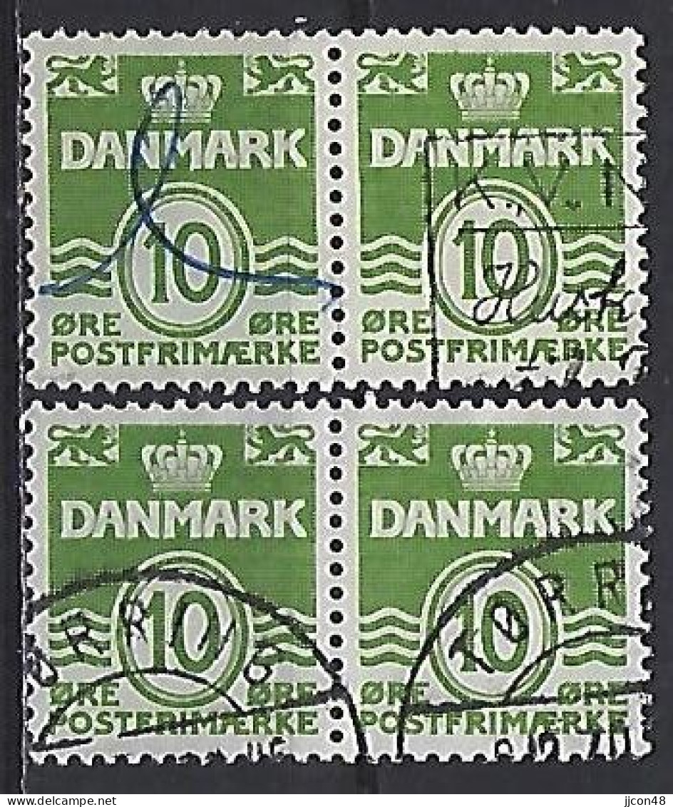 Denmark 1950  Wavy Lines (o) Mi.328 X+y - Gebruikt