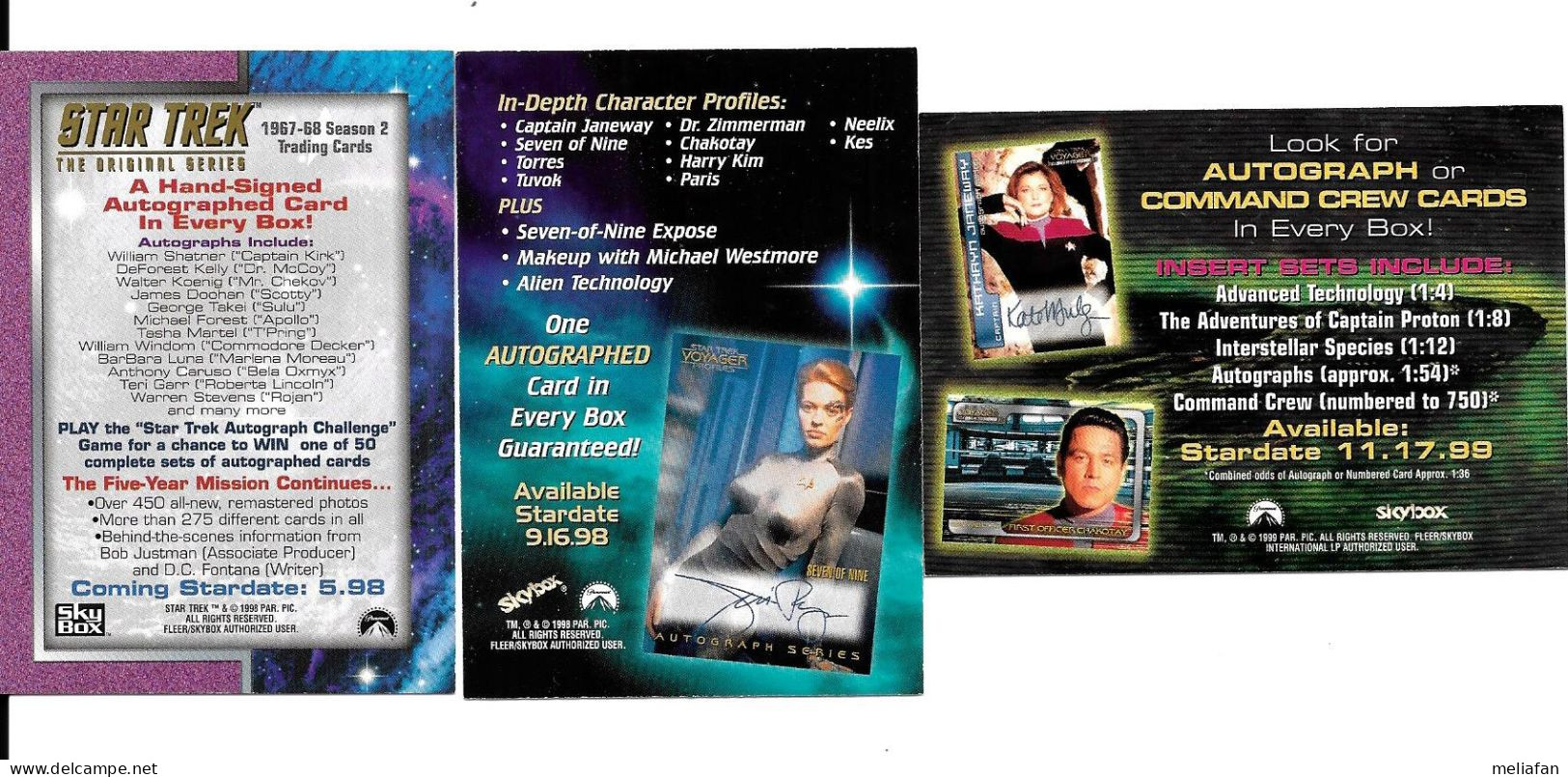 BE69 - DIVERSES CARTES PROMO - STAR TREK - Star Trek