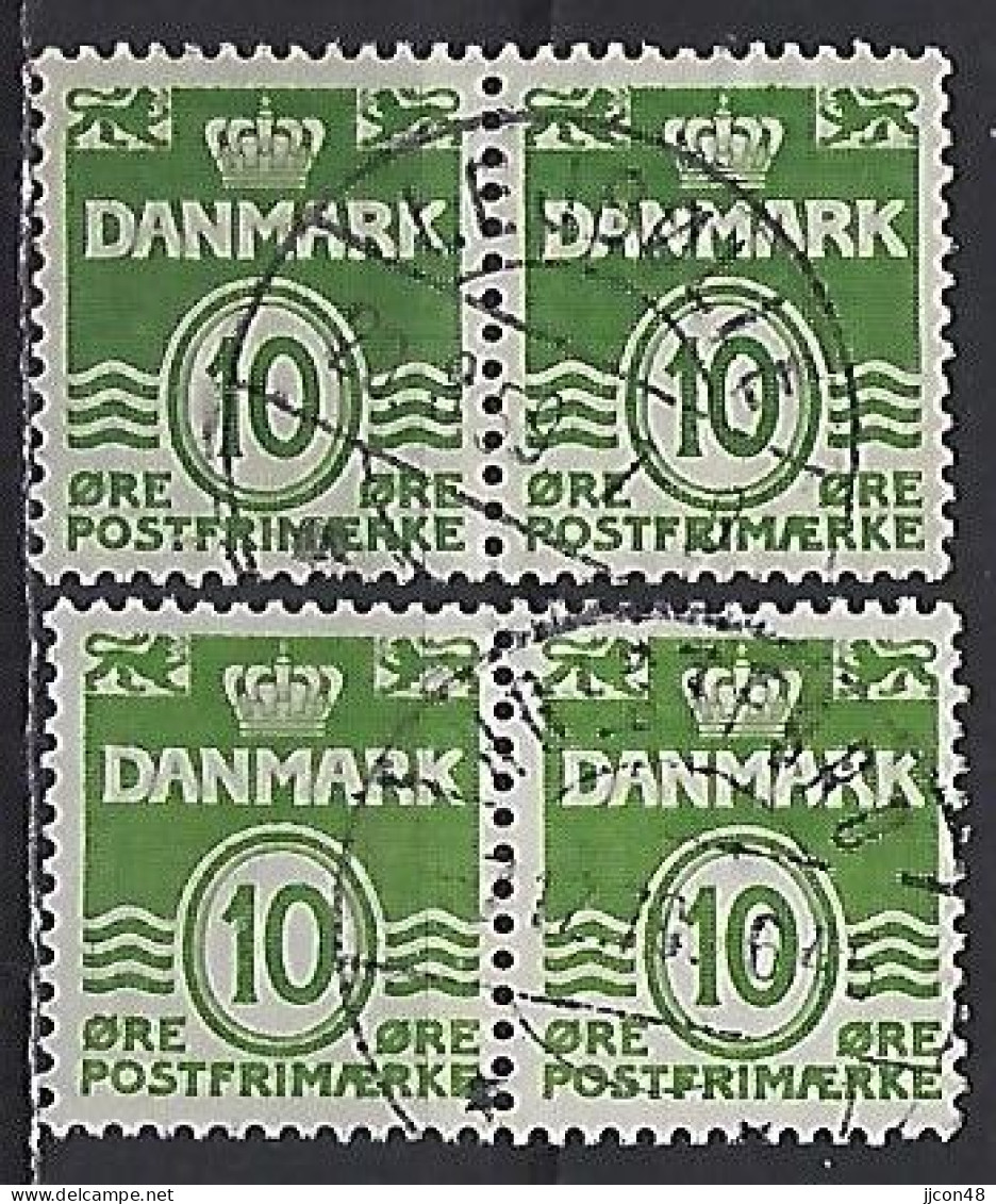 Denmark 1950  Wavy Lines (o) Mi.328 X+y - Used Stamps