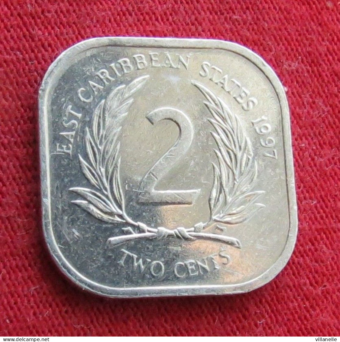 East Caribbean States 2 Cents 1997 KM# 11 *VT Caraibas Caraibes Orientales Eastern - Ostkaribischer Staaten