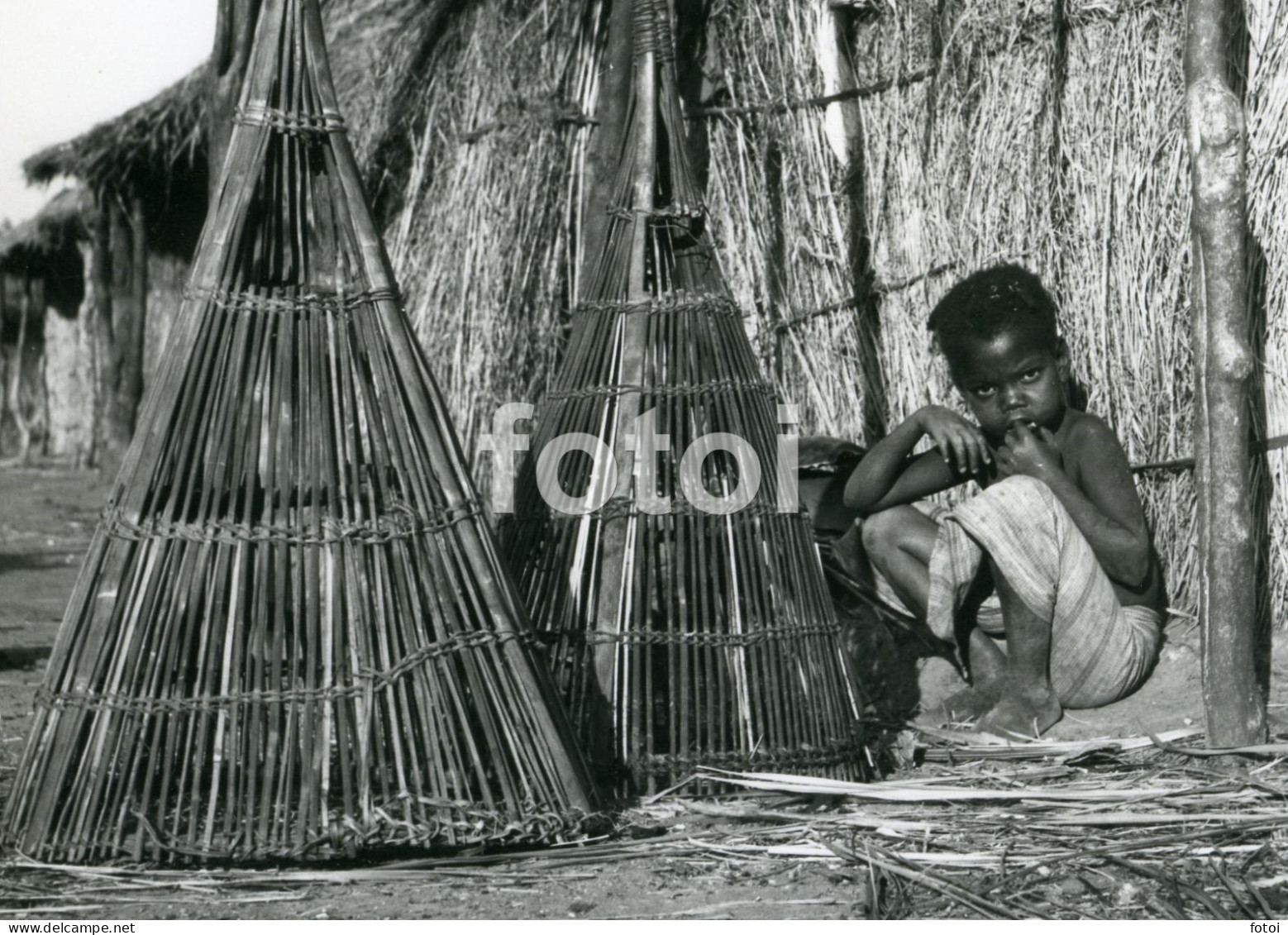 REAL FOTO PHOTO POSTCARD ENFANT CHILD BOY GARÇON MALANGE MALANJE ANGOLA AFRICA AFRIQUE - Angola