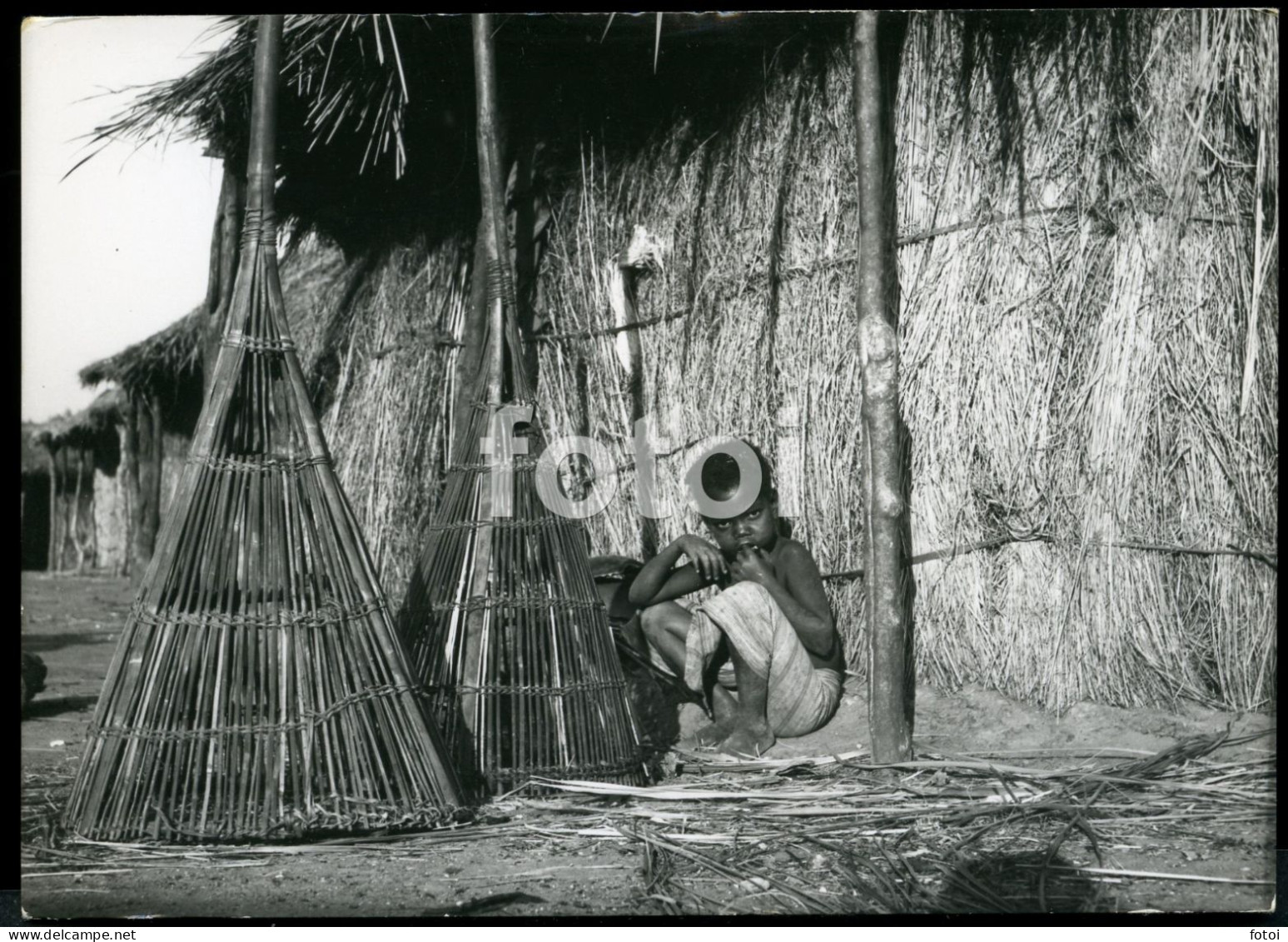 REAL FOTO PHOTO POSTCARD ENFANT CHILD BOY GARÇON MALANGE MALANJE ANGOLA AFRICA AFRIQUE - Angola