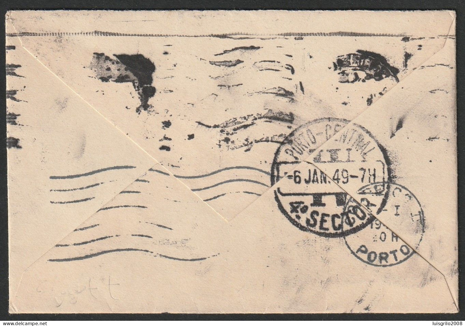 Cover - Registo. Porto To Berne, Suisse -|- Postmark - Porto. 1949 - Lettres & Documents