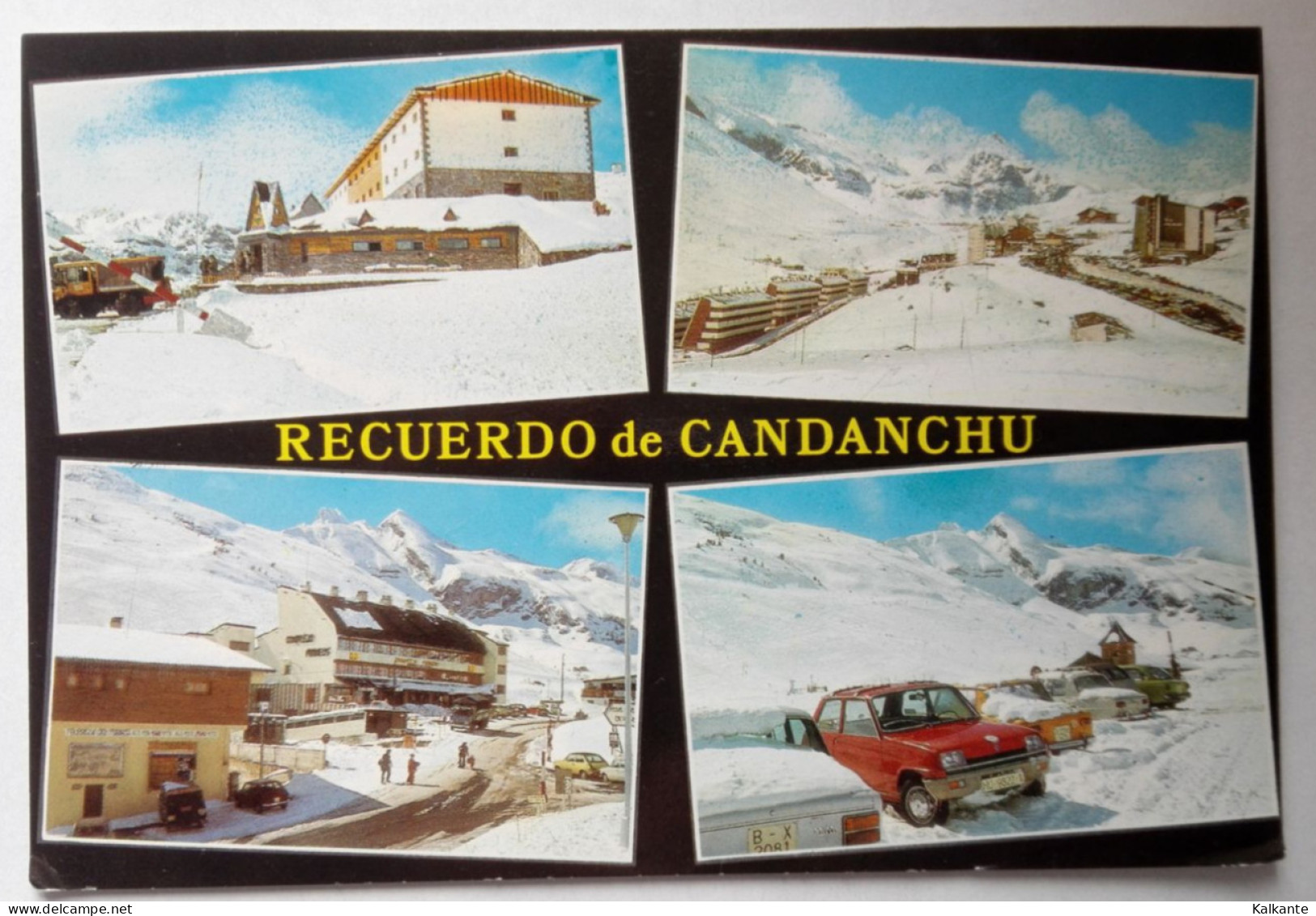 [ARAGON] - RECUERDO DE CANDANCHU (Huesca) - Estacion De Esqui - Altri & Non Classificati