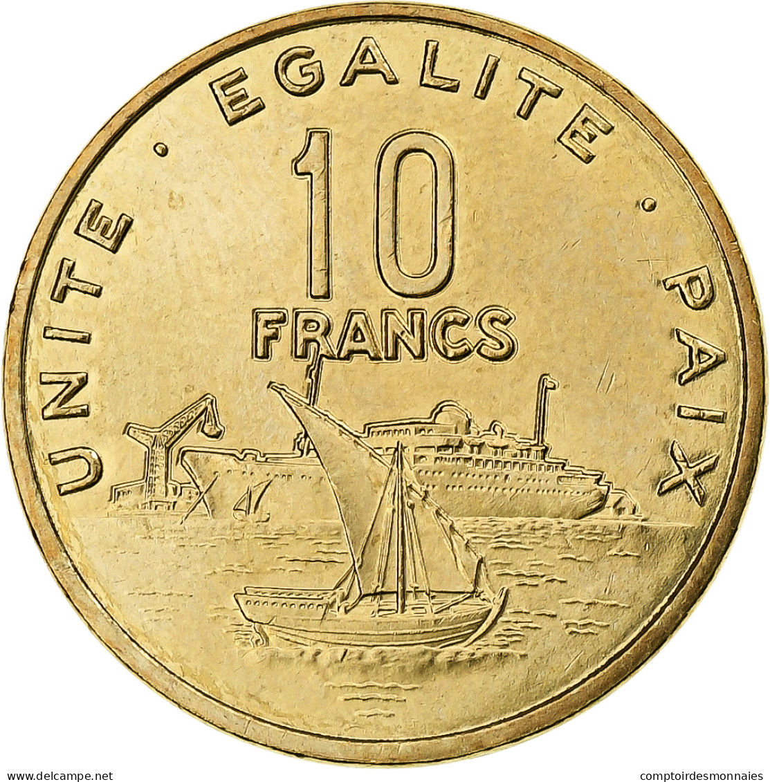 Djibouti, 10 Francs, 2016, Bronze-Aluminium, SPL - Dschibuti