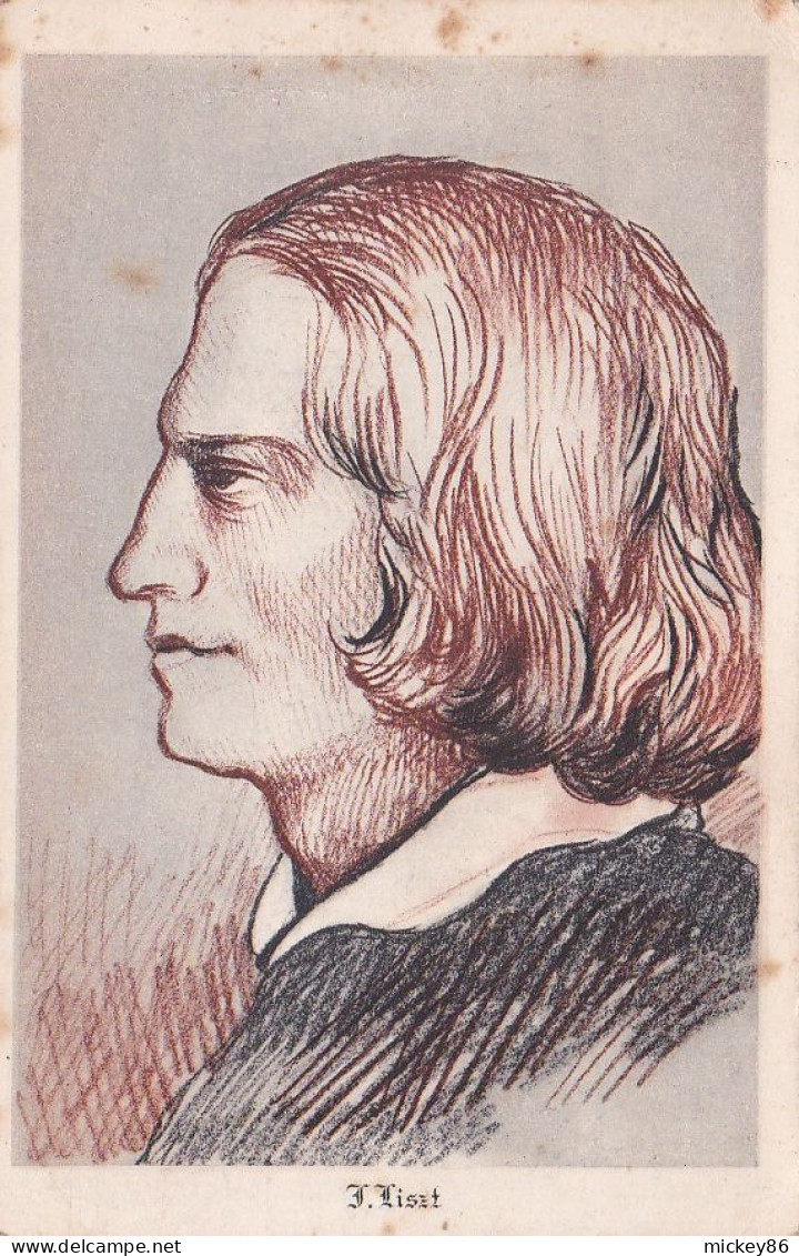 Franz  LISZT ...illustrateur ??????..  Récit De Sa Vie...par A.Machabey - Sänger Und Musikanten