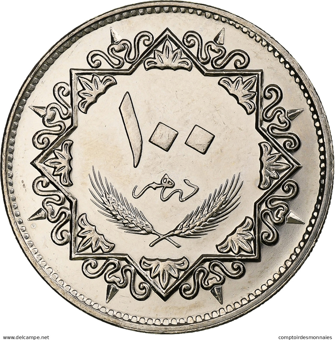Libye, 100 Dirhams, 1979/AH1399, Cupro-nickel, SPL, KM:23 - Libye