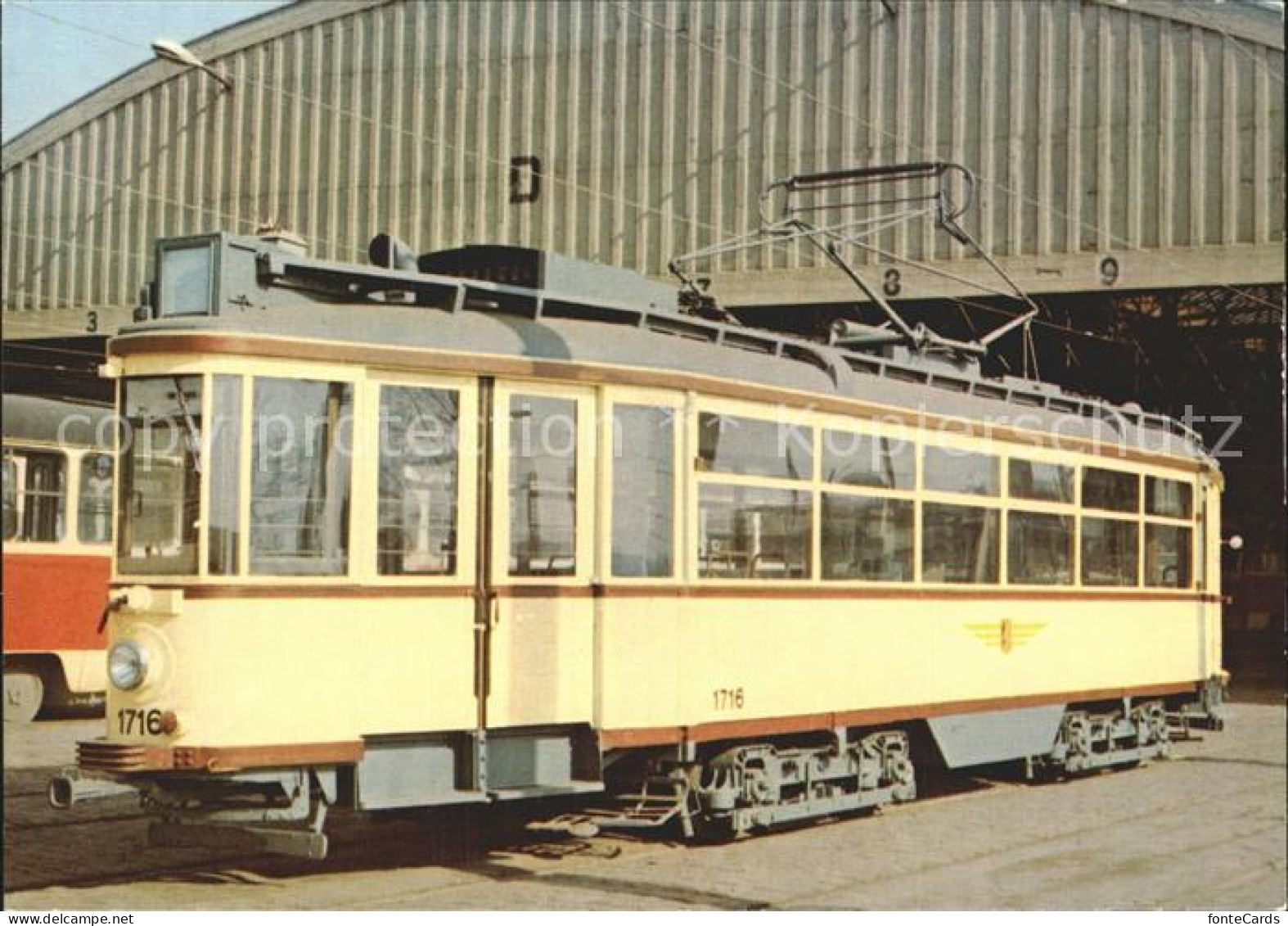 72360480 Strassenbahn Triebwagen Grosser Hecht Verkehrsbetriebe Stadt Dresden  - Strassenbahnen