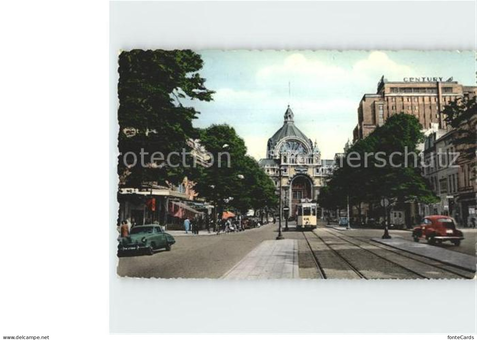 72338425 Strassenbahn Antwerpen De Keyserlei Midden Statie   - Strassenbahnen