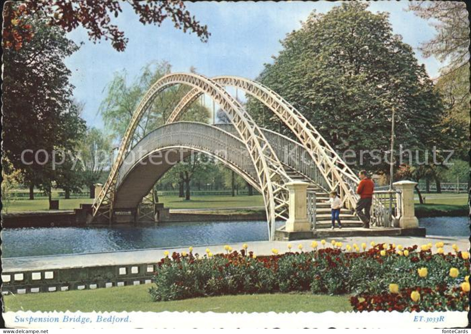 72330586 Bedford Bedfordshire Suspension Bridge Bedford - Autres & Non Classés