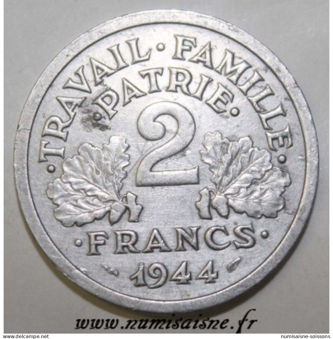 GADOURY 536 - 2 FRANCS 1944 B - Beaumont Le Roger - TYPE ETAT FRANCAIS - KM 903 - TB - Otros & Sin Clasificación