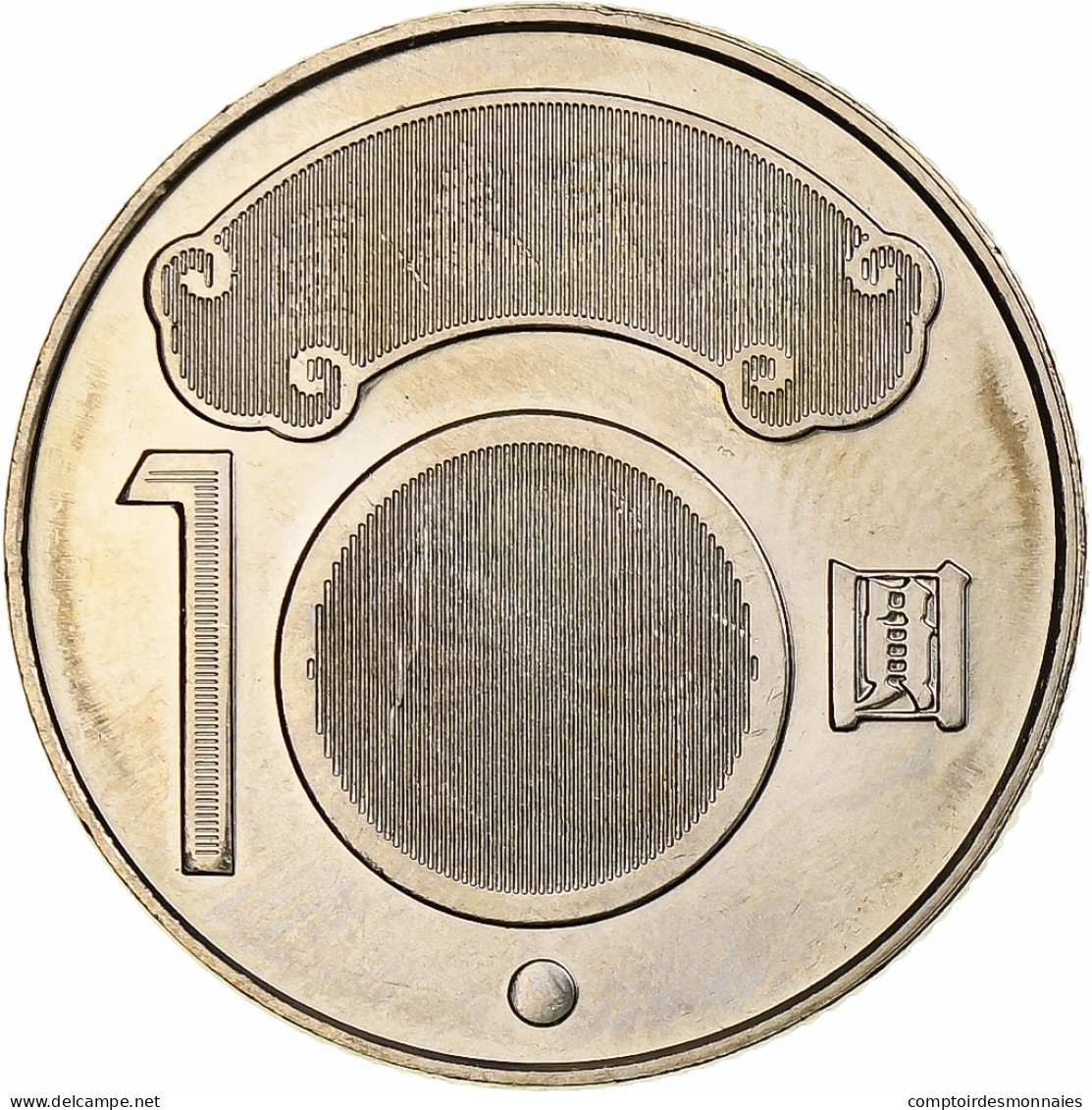 CHINA TAIWAN, 10 Yüan, Chiang Wei-shui, 2010, Cupro-nickel, SPL - Taiwan