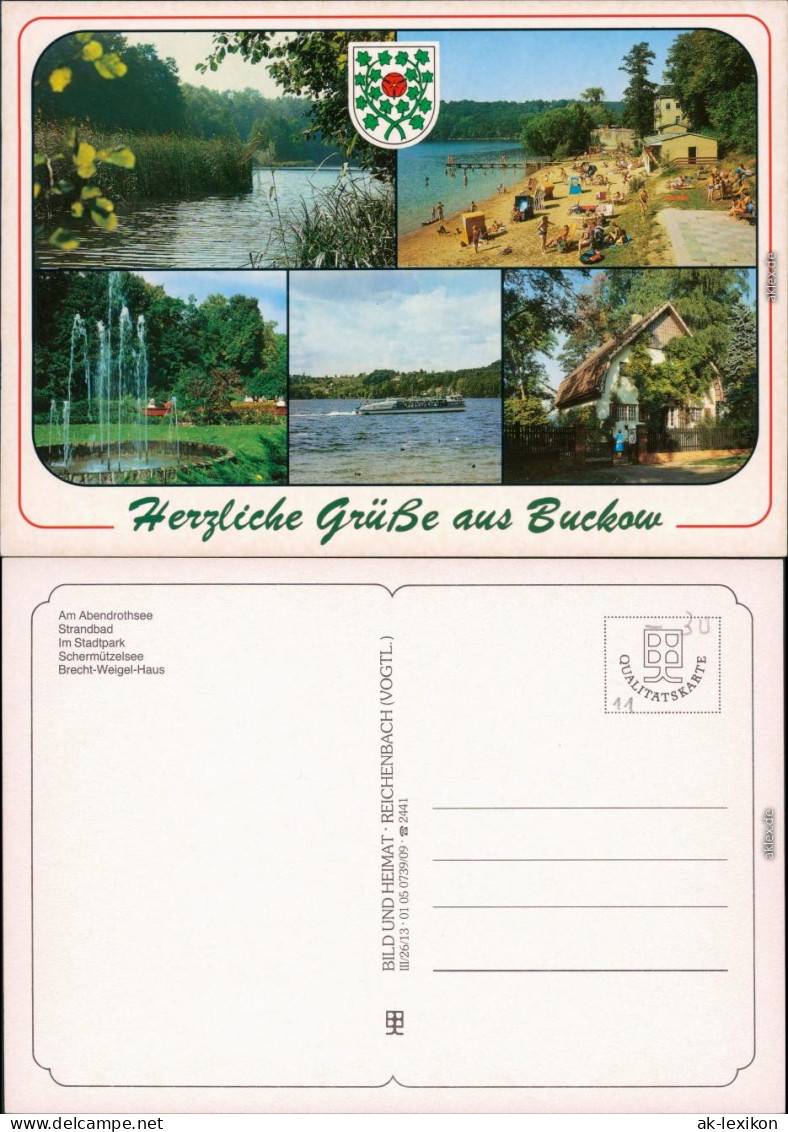 Buckow  Märkische Schweiz Strandbad, Im Stadtpark, Schermützelsee 1994 - Buckow