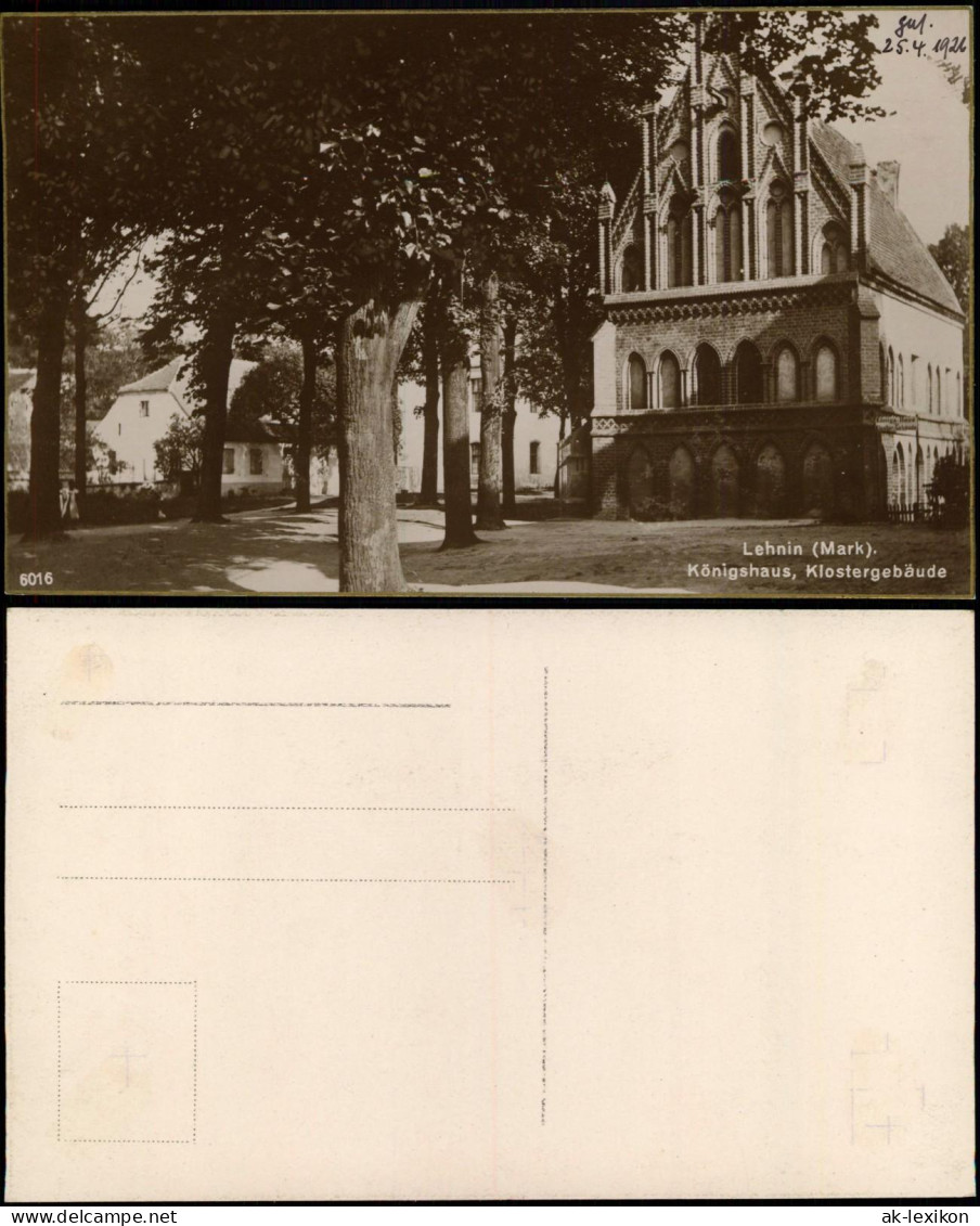 Ansichtskarte Kloster Lehnin Königshaus, Klostergebäude 1926 - Lehnin