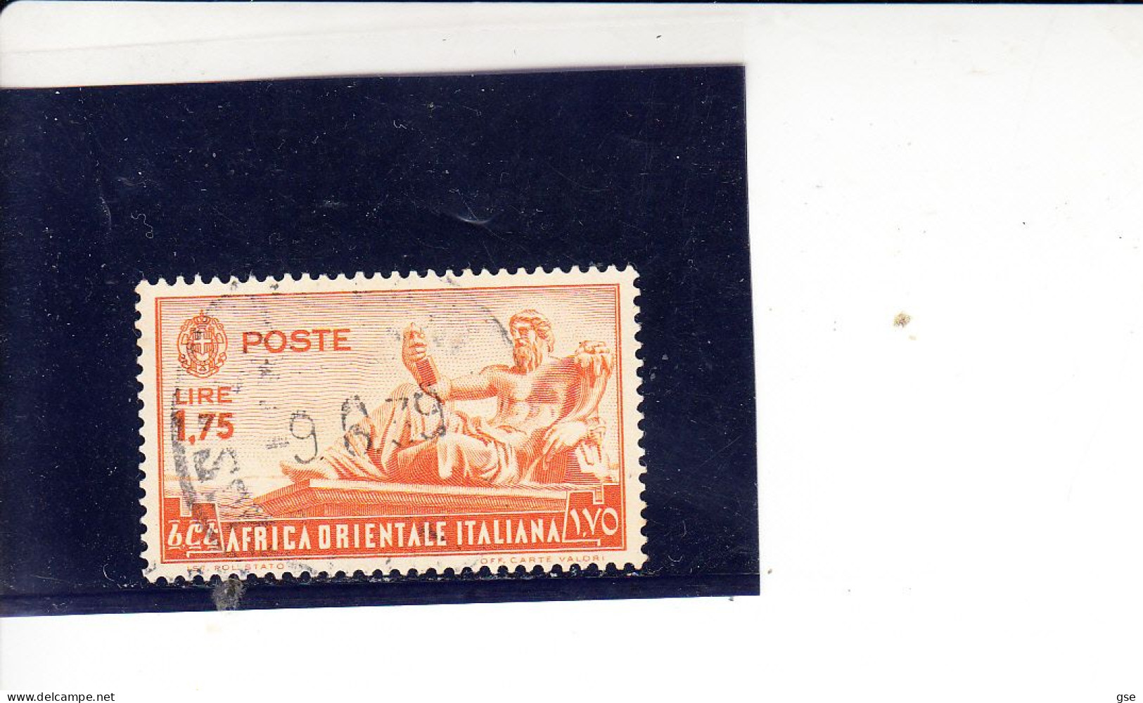 AFRICA OR.IENTALE  ITALIANA 1938 - Sassone 14° -  Pittorica - Italienisch Ost-Afrika