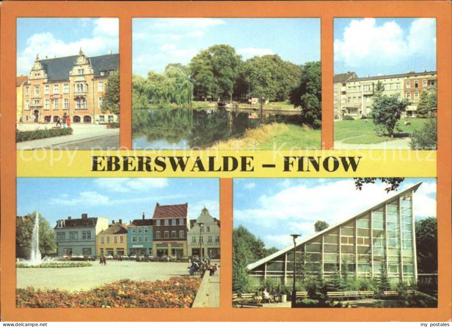 72016572 Eberswalde Rathaus Platz Der Freundschaft Eberswalde - Eberswalde