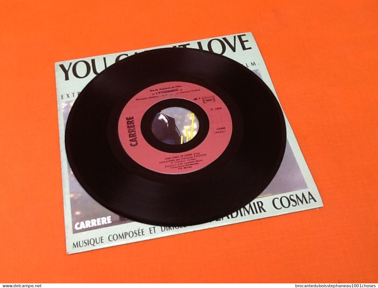 Vinyle 45 Tours  Karoline Kruger  You Call It Love  (1987) Carrere 14.556 - Musica Di Film