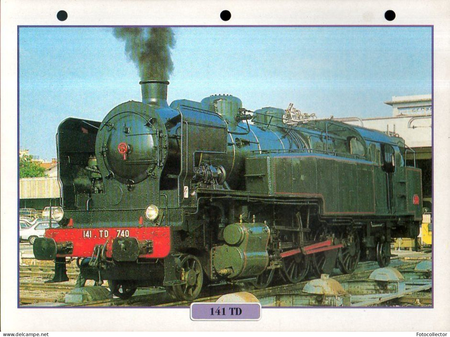Locomotive à Vapeur 141TD - Eisenbahnverkehr