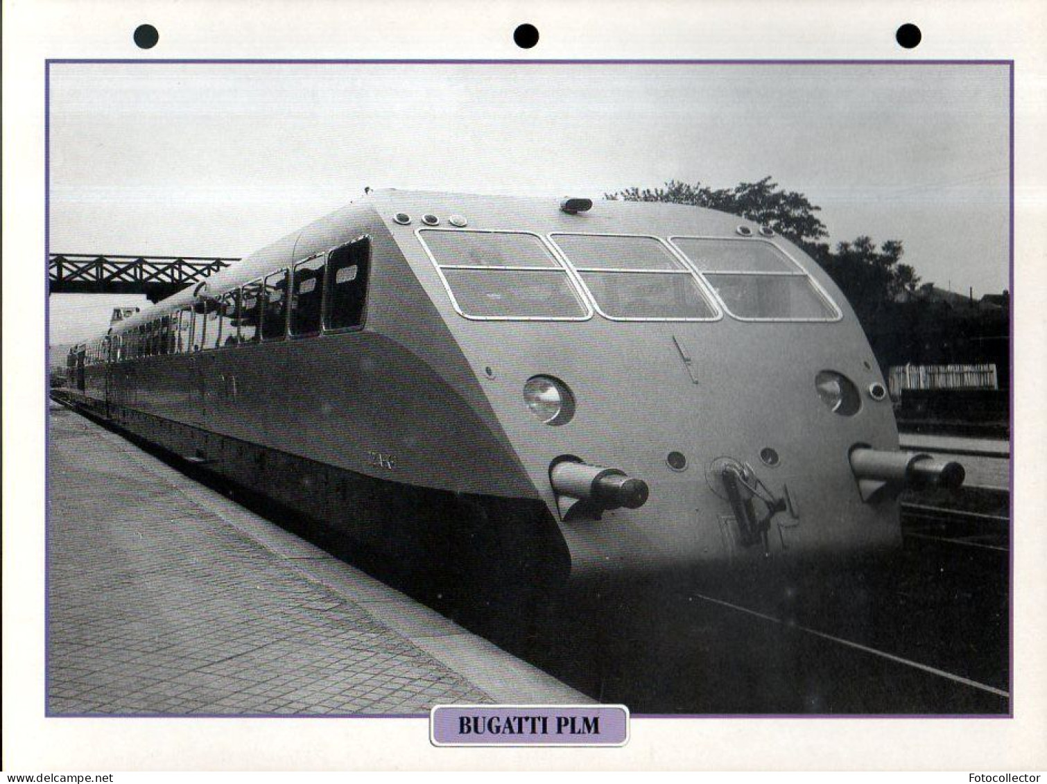 Locomotive Bugatti PLM - Spoorweg