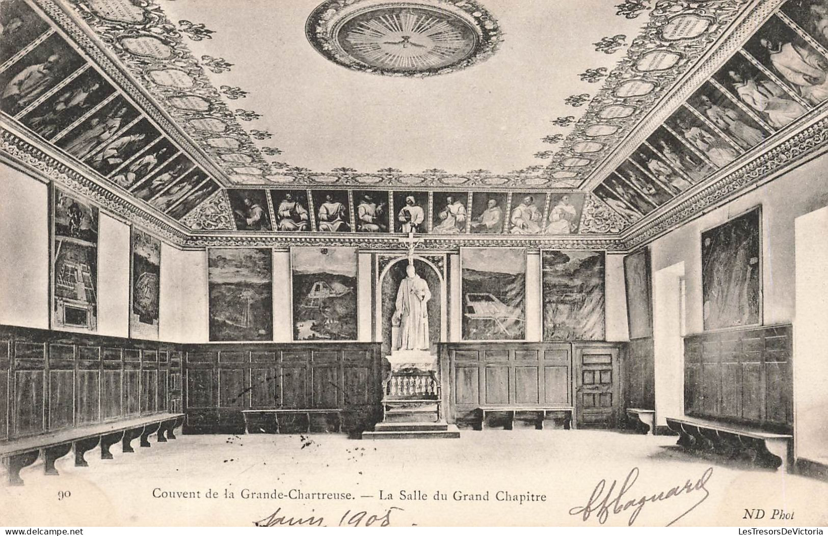 FRANCE - Couvent De La Grande Chartreuse - La Salle Du Grand Chapitre - Carte Postale Ancienne - Chartreuse