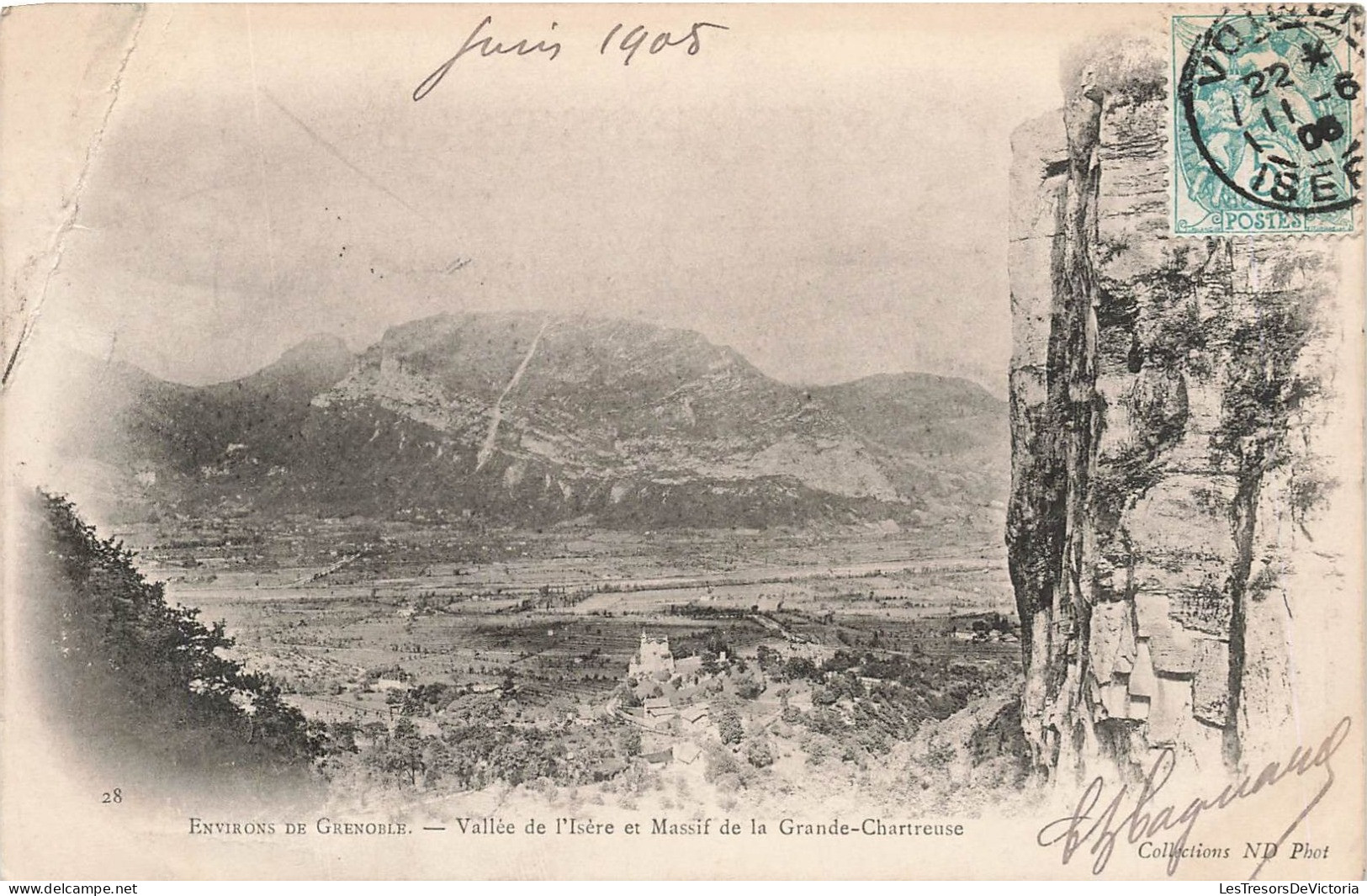 FRANCE - Environs De Grenoble - Vallée De L'Isère Et Massif De La Grande Chartreuse - Carte Postale Ancienne - Grenoble