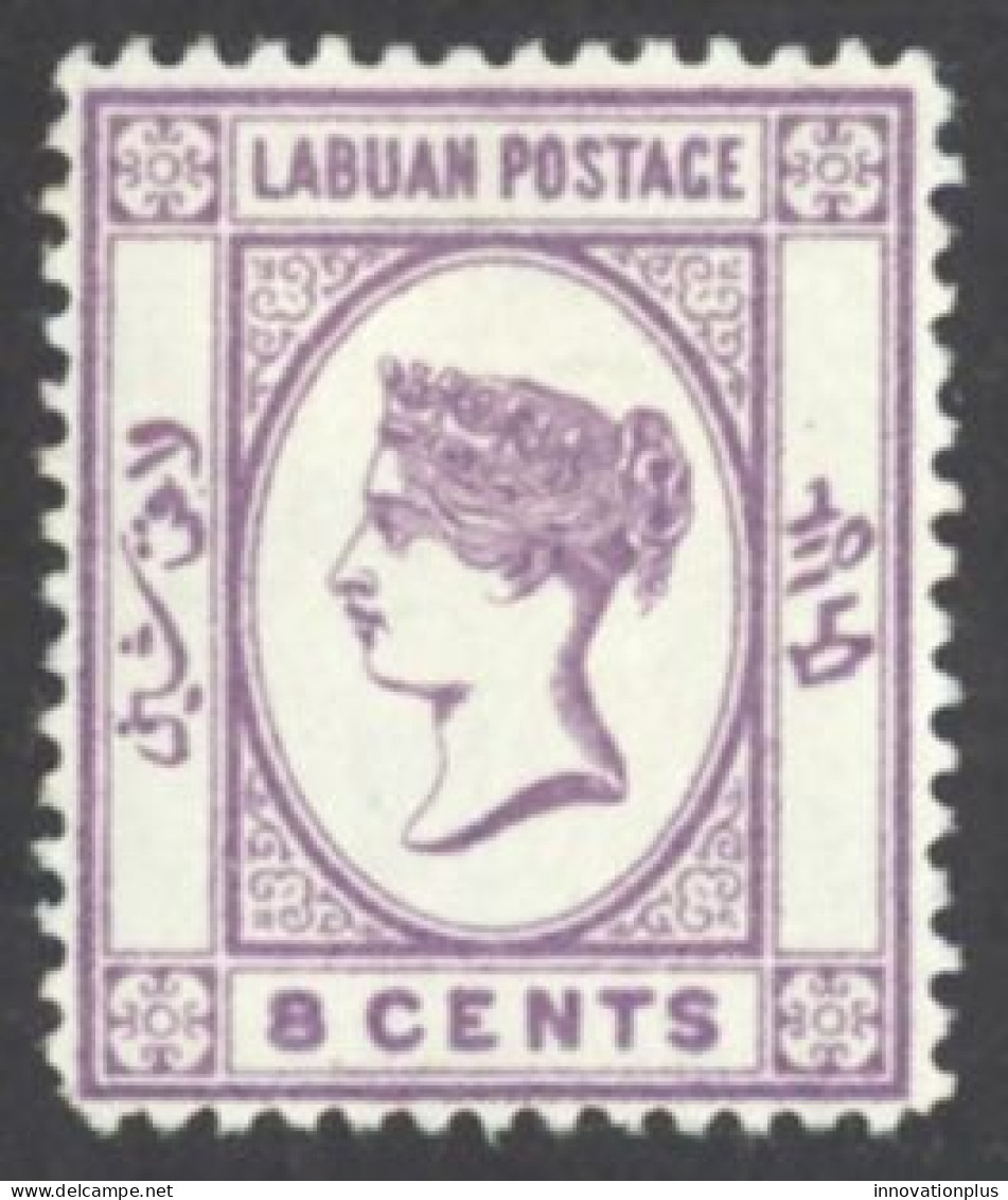 Labuan Sc# 44 MH 1894 8c Queen Victoria - Noord Borneo (...-1963)