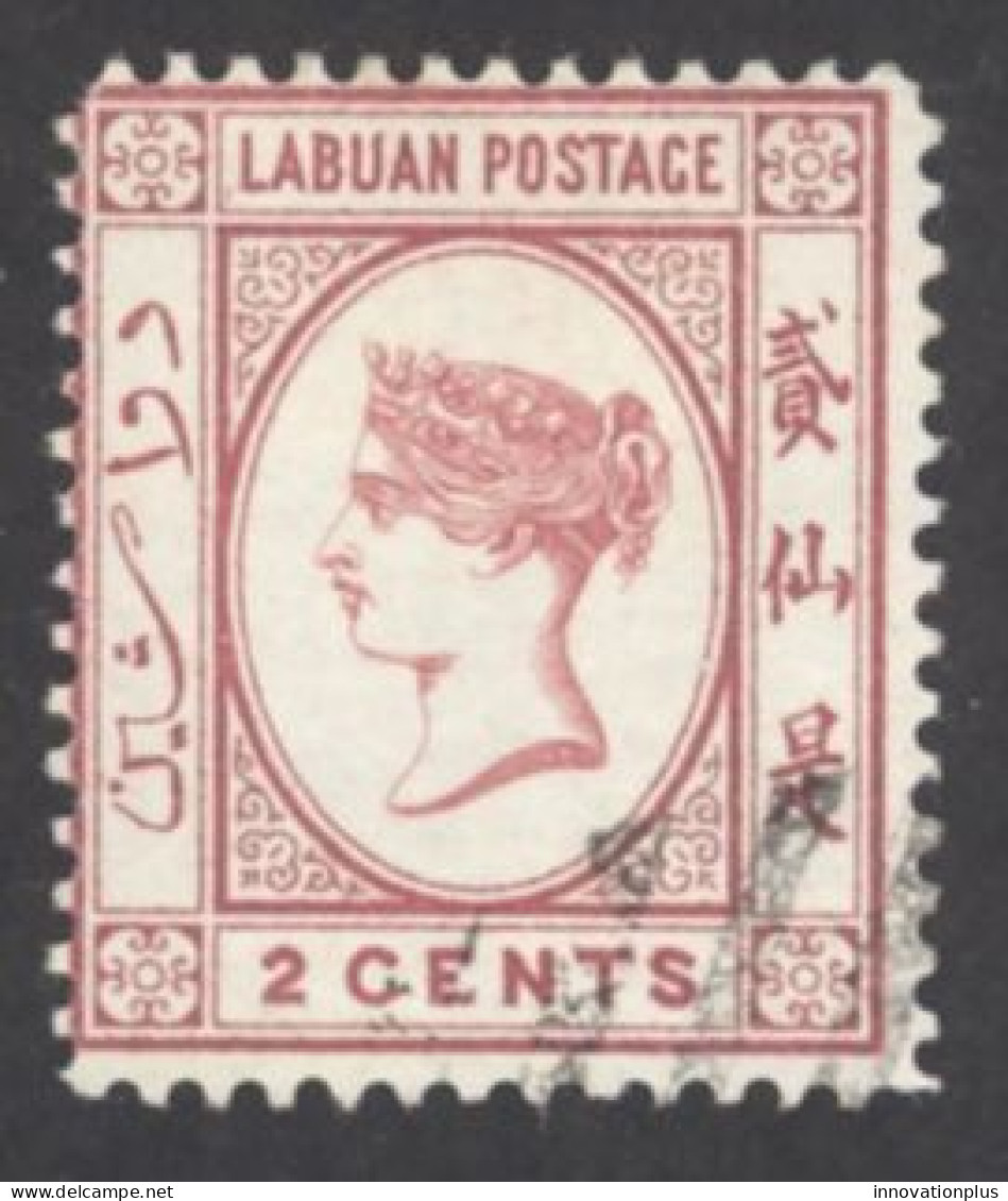 Labuan Sc# 33 Used 1892 2c Queen Victoria - Borneo Del Nord (...-1963)