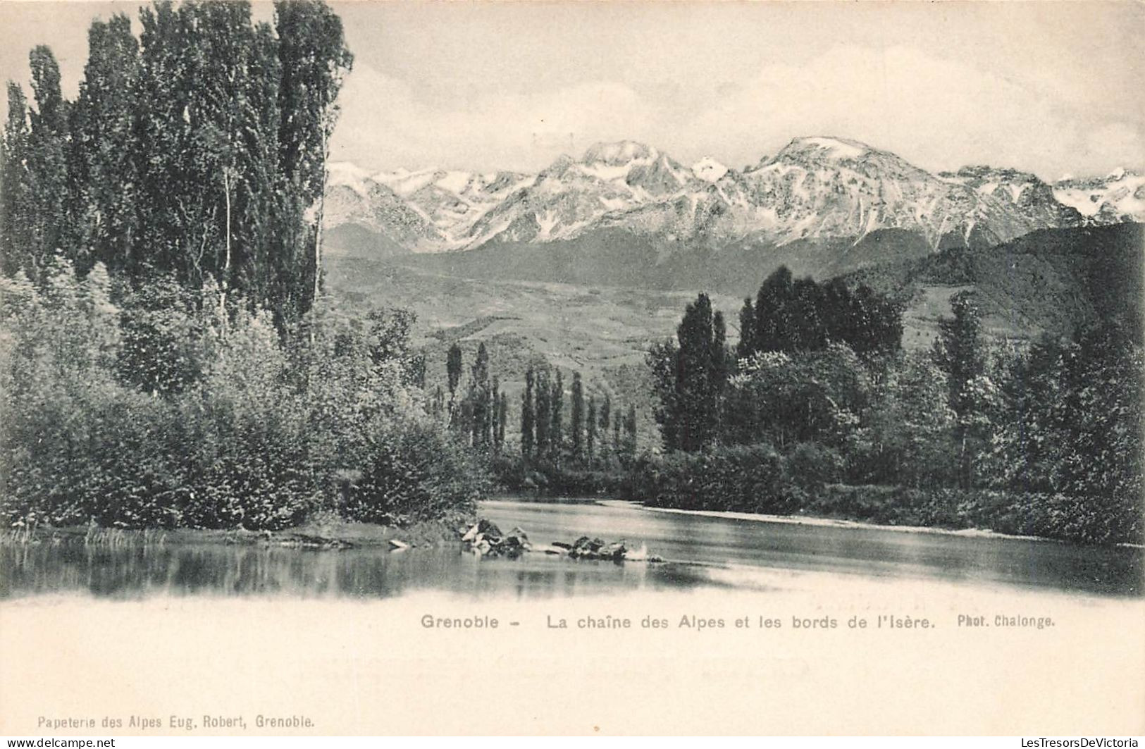 FRANCE - Grenoble - La Chaîne Des Alpes Et Les Bords De L'Isère - Carte Postale Ancienne - Grenoble