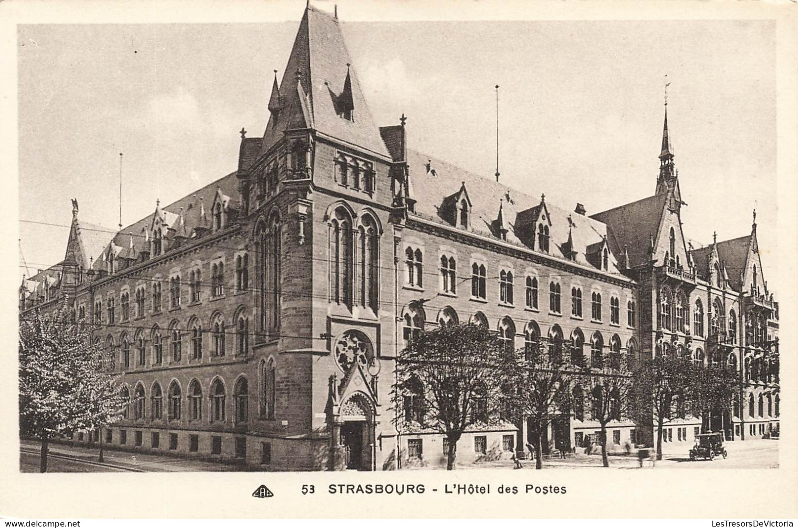 FRANCE - Strasbourg - L'Hôtel Des Postes - Carte Postale Ancienne - Strasbourg