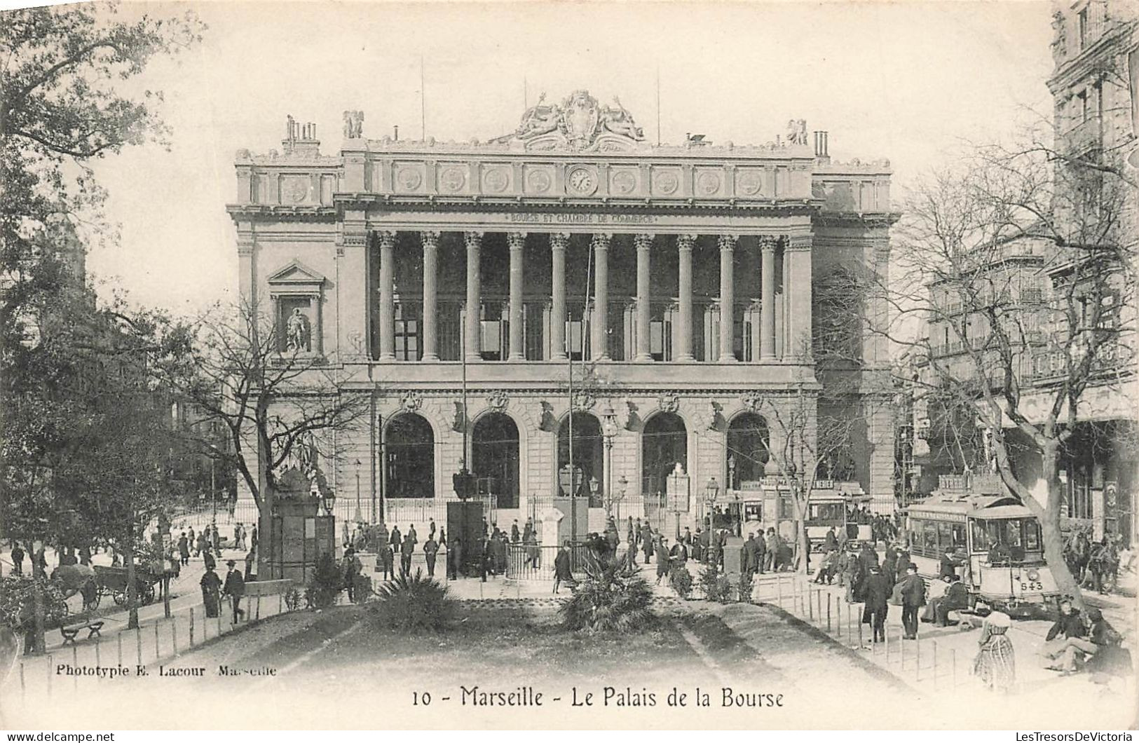 FRANCE - Marseille - Le Palais De La Bourse - Carte Postale Ancienne - Non Classés