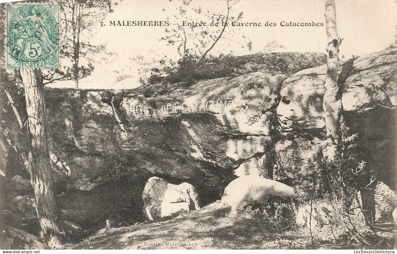 FRANCE - Malesherbes - Entrée De La Caverne Des Catacombes - Carte Postale Ancienne - Malesherbes