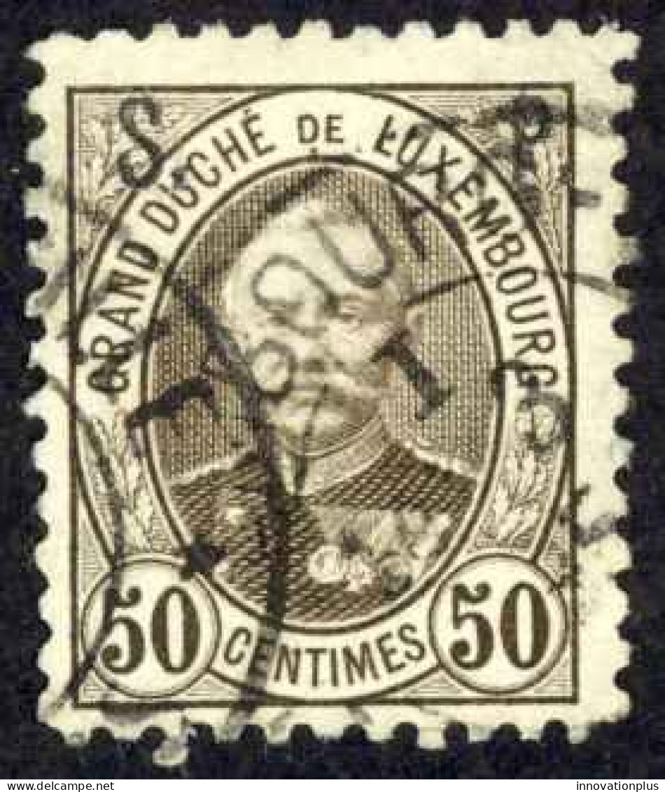 Luxembourg Sc# O71 Used 1891-1893 50c Officials - Servizio