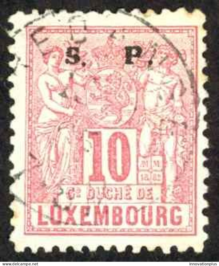 Luxembourg Sc# O56 Used (a) 1882 10c Officials - Officials