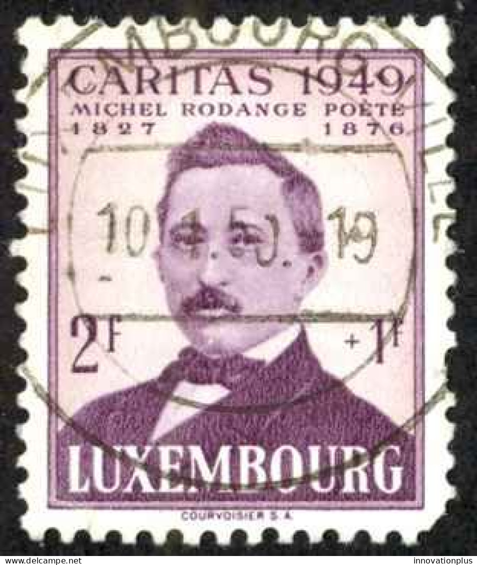 Luxembourg Sc# B153 Used 1949 4fr+2fr Michel Rodange - Used Stamps