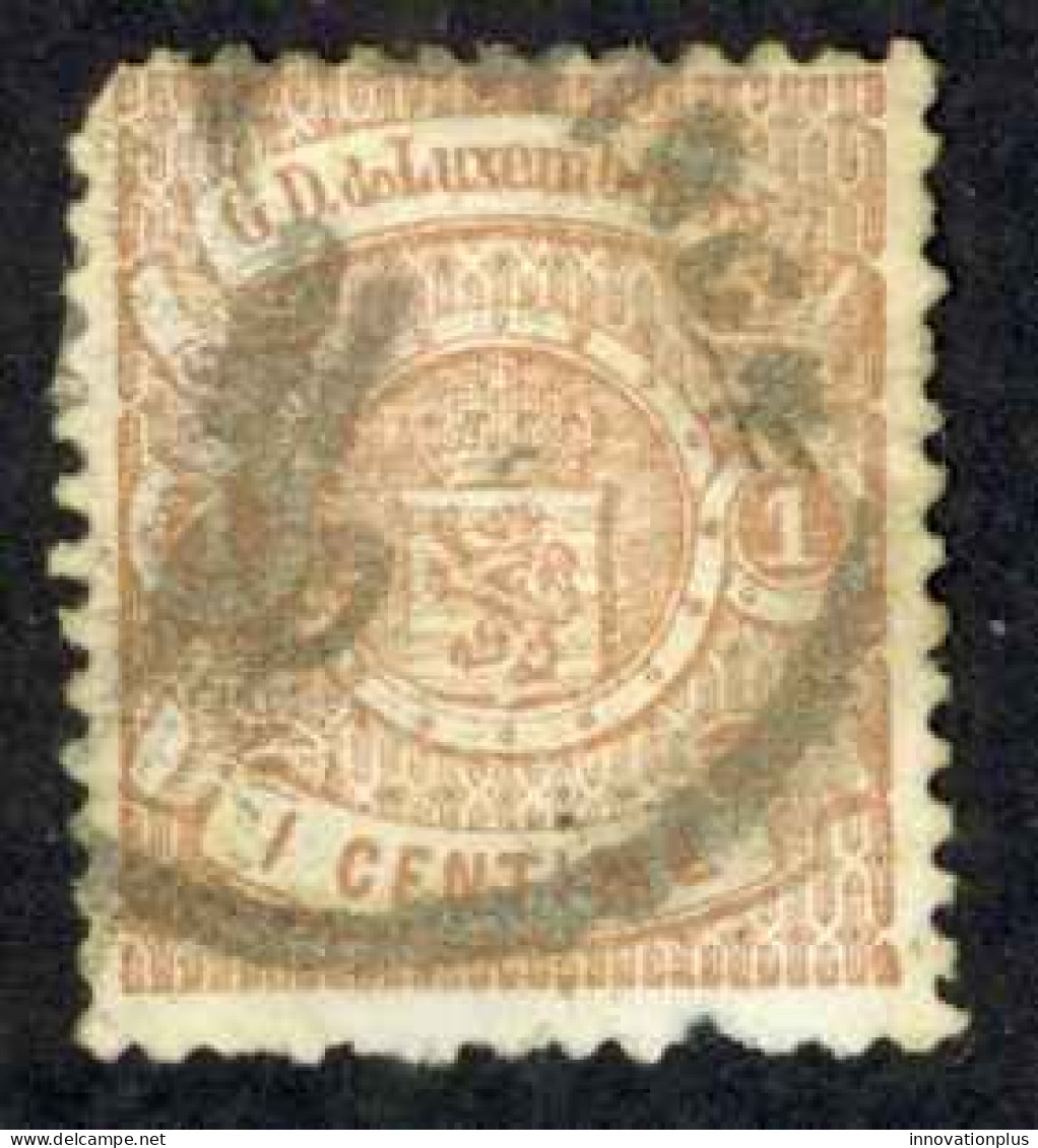 Luxembourg Sc# 40 Used (a) 1881 1c Coat Of Arms - 1859-1880 Stemmi