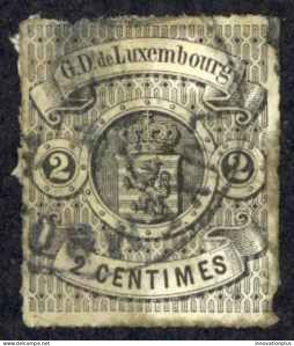 Luxembourg Sc# 14 Used 1867 2c Coat Of Arms - 1859-1880 Wappen & Heraldik