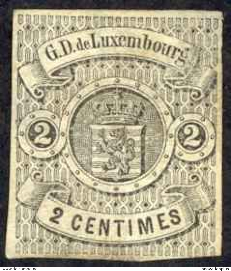 Luxembourg Sc# 4 Mint No Gum 1863 1c Coat Of Arms - 1859-1880 Armoiries