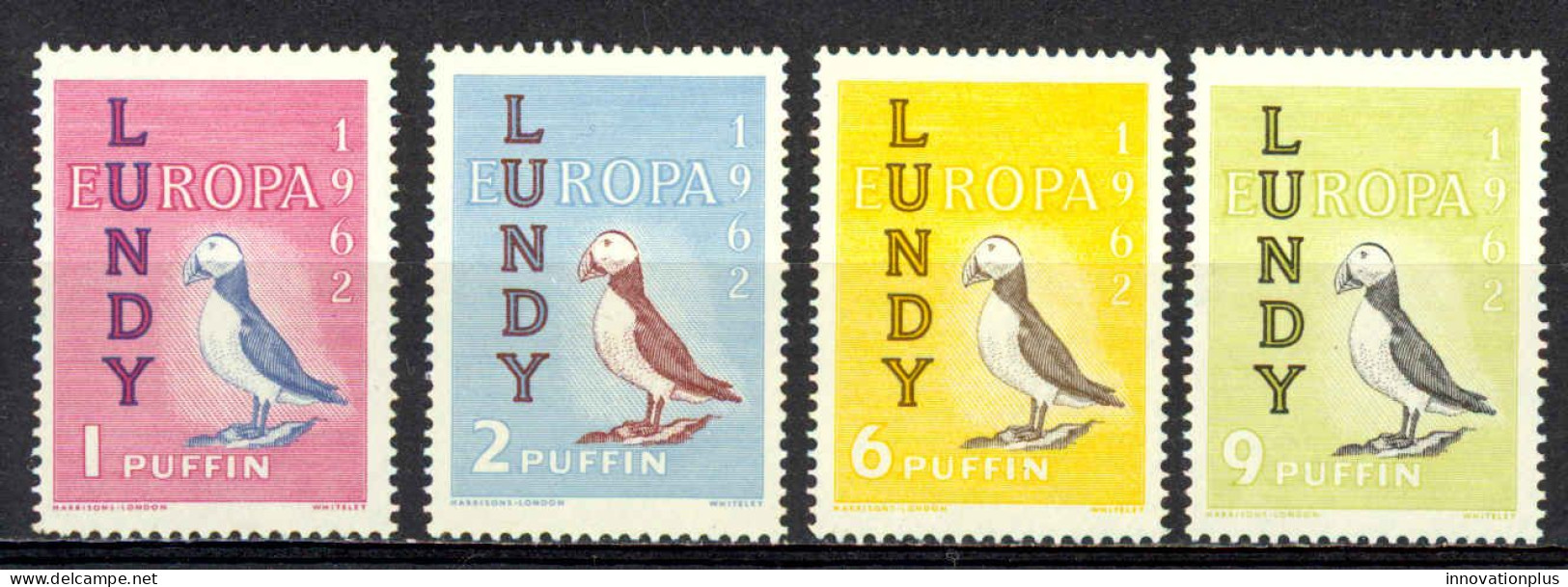 Lundy MNH Set/4 1962 Europa - Emissione Locali