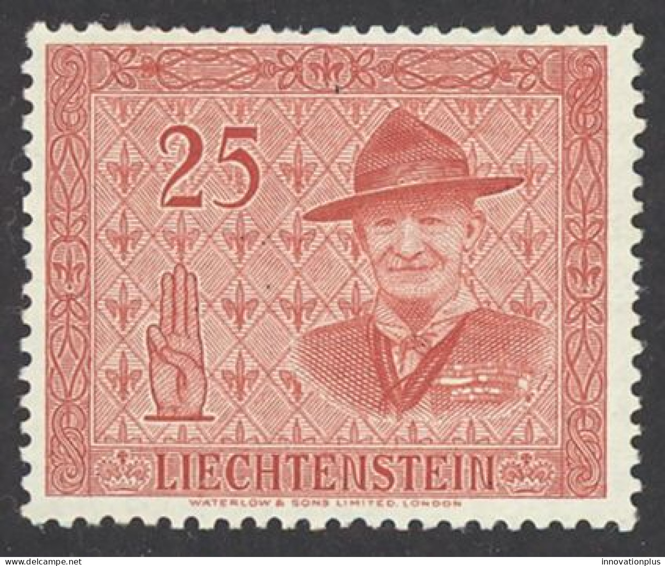 Liechtenstein Sc# 272 MNH 1953 25rp Lord Baden Powell - Ungebraucht