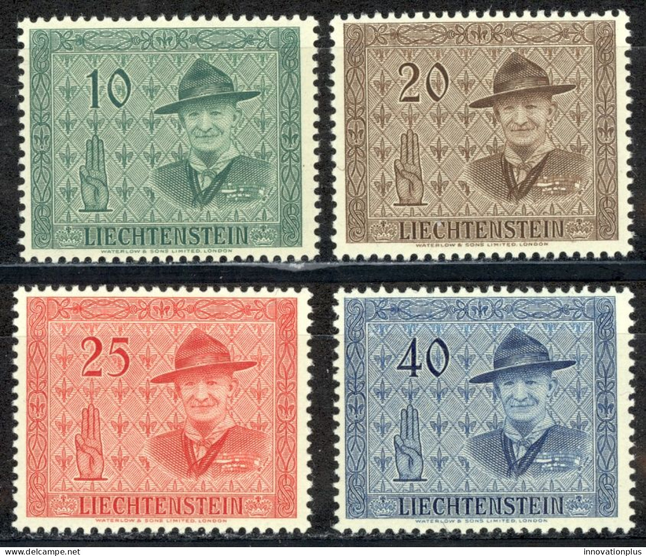 Liechtenstein Sc# 270-273 MNH 1953 Lord Baden Powell - Ungebraucht