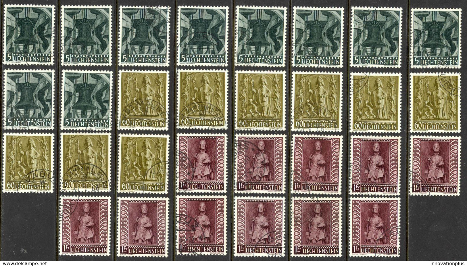 Liechtenstein Sc# 350-352 Assorted Used Lot/30 1959 Christmas - Gebraucht