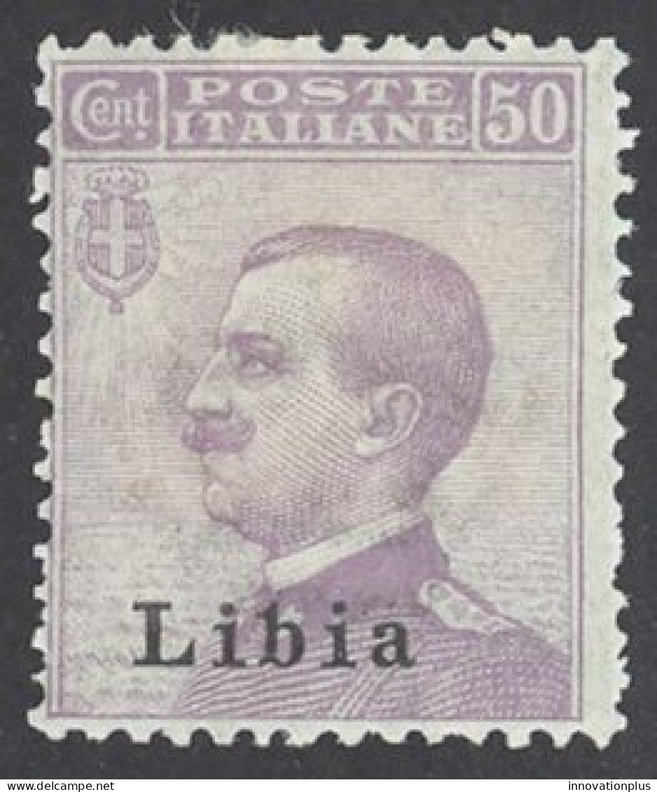 Libya Sc# 11 MH 1912-1922 50c Overprint - Libye