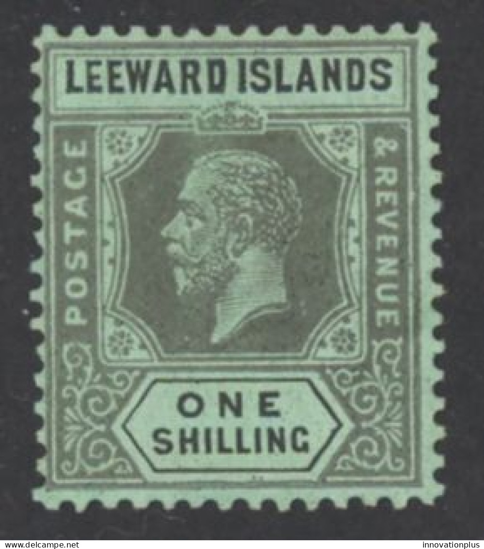 Leeward Islands Sc# 76 MH (a) 1923 1sh King George V - Leeward  Islands