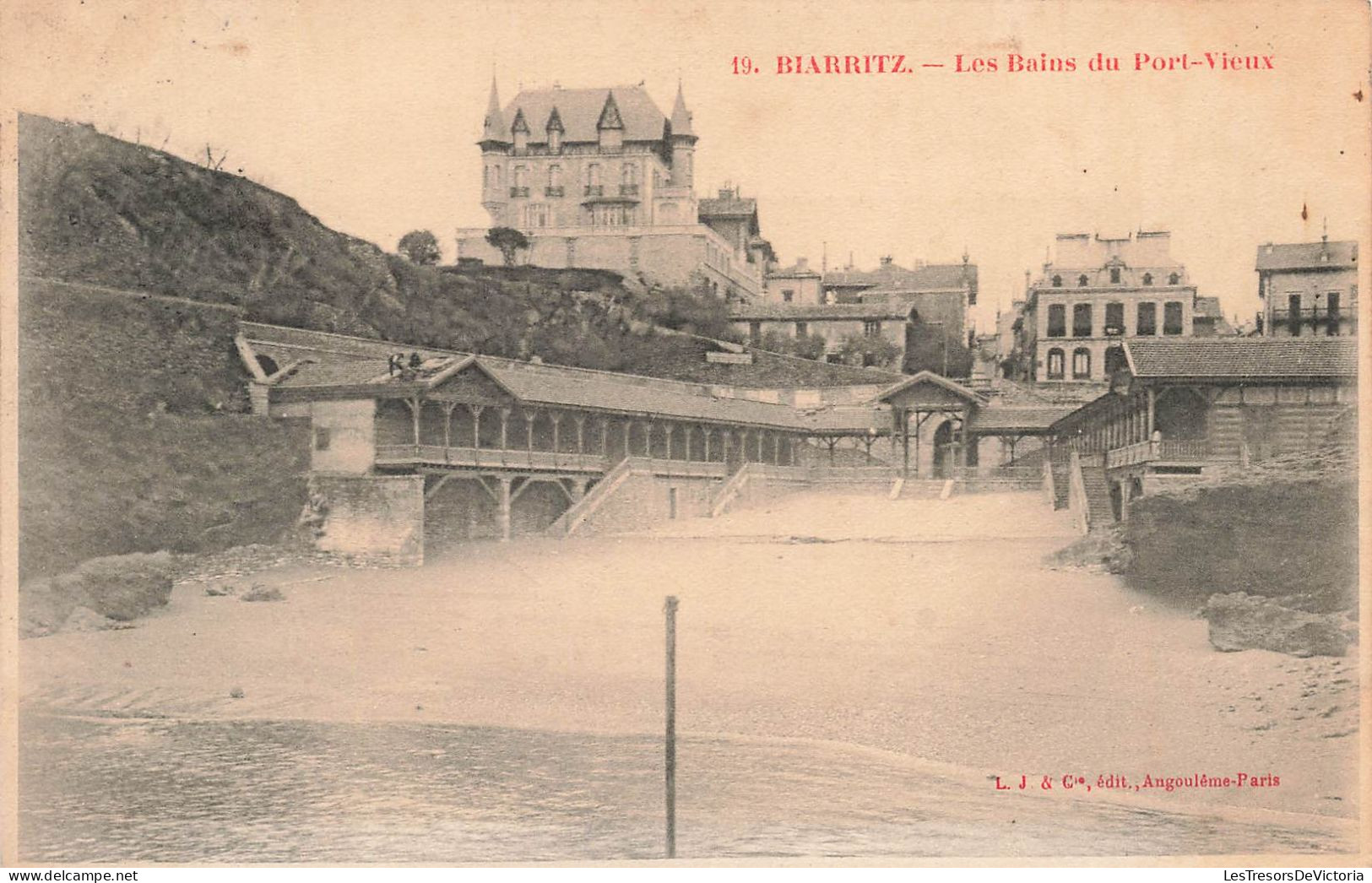 FRANCE - Biarritz - Les Bains Du Port Vieux - Carte Postale Ancienne - Biarritz